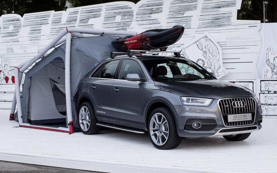Audi Q3 2.0 TDI Quattro with Camping Tent '2014